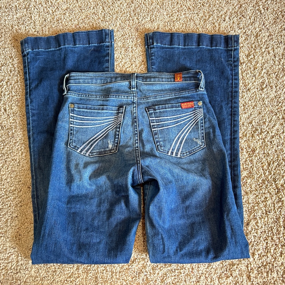 7FAMK lake blue trouser
